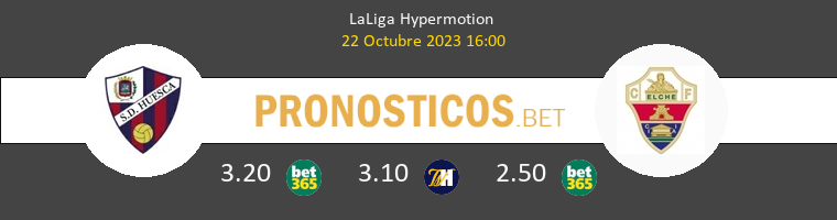 Huesca vs Elche Pronostico (22 Oct 2023) 1