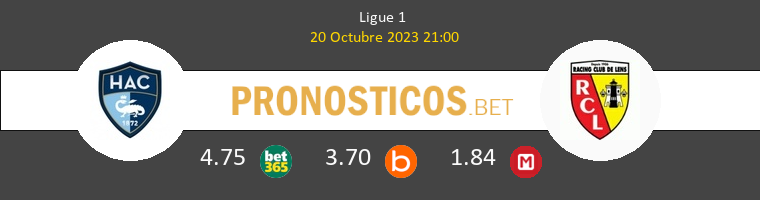Le Havre vs Lens Pronostico (20 Oct 2023) 1