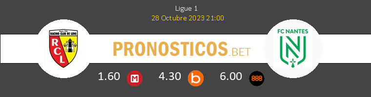 Lens vs Nantes Pronostico (28 Oct 2023) 1