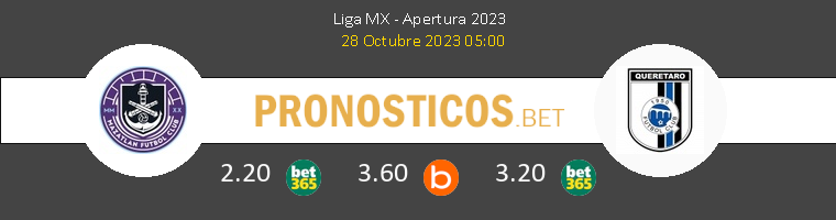 Mazatlán vs Querétaro Pronostico (28 Oct 2023) 1