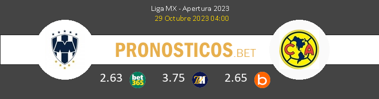 Monterrey vs América Pronostico (29 Oct 2023) 1