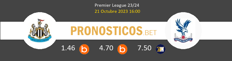 Newcastle vs Crystal Palace Pronostico (21 Oct 2023) 1