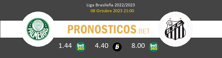 Palmeiras vs Santos FC Pronostico (8 Oct 2023) 1