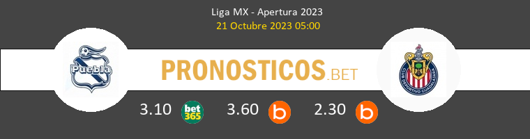 Puebla vs Chivas Guadalajara Pronostico (21 Oct 2023) 1