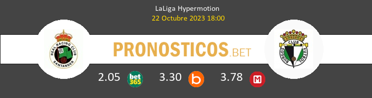 Racing de Santander vs Burgos Pronostico (22 Oct 2023) 1