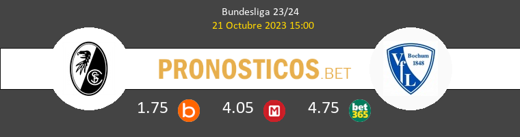 SC Freiburg vs VfL Bochum Pronostico (21 Oct 2023) 1