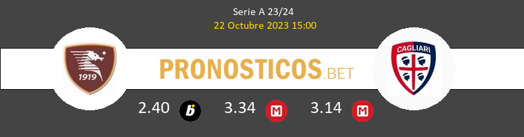 Salernitana vs Cagliari Pronostico (22 Oct 2023) 1