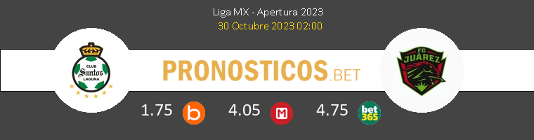 Santos Laguna vs FC Juárez Pronostico (30 Oct 2023) 1