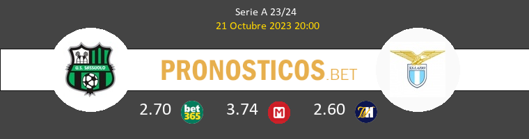 Sassuolo vs Lazio Pronostico (21 Oct 2023) 1