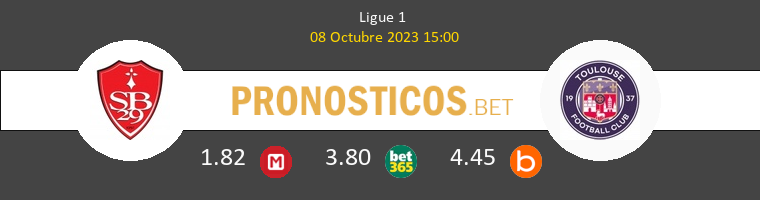 Stade Brestois vs Toulouse Pronostico (8 Oct 2023) 1