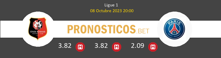 Stade Rennais vs Paris Saint Germain Pronostico (8 Oct 2023) 1