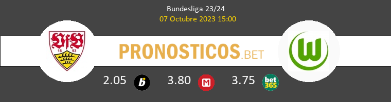 Stuttgart vs Wolfsburgo Pronostico (7 Oct 2023) 1
