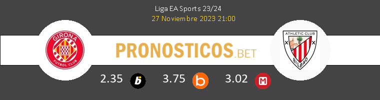 Girona vs Athletic Pronostico (27 Nov 2023) 1
