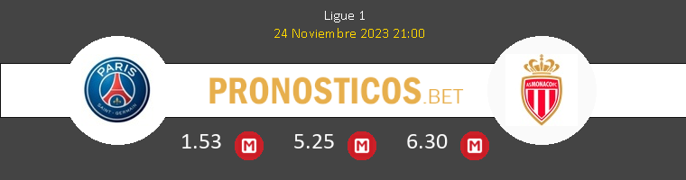 PSG vs Monaco Pronostico (24 Nov 2023) 1