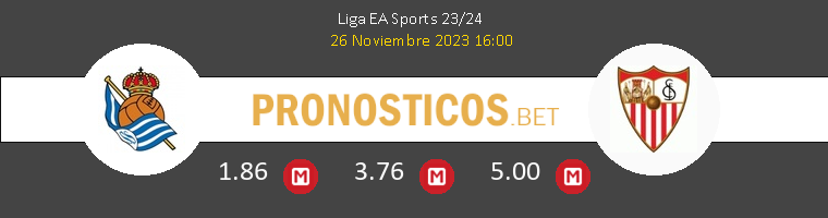 Real Sociedad vs Sevilla Pronostico (26 Nov 2023) 1