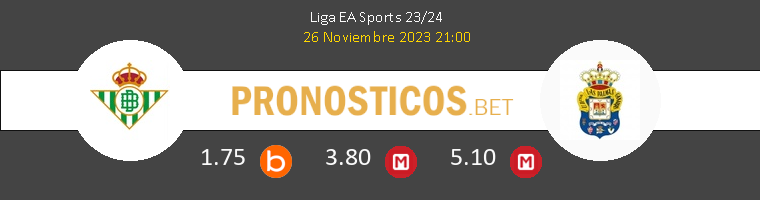 Real Betis vs Las Palmas Pronostico (26 Nov 2023) 1