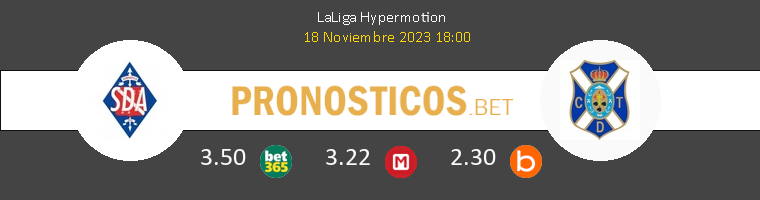 SD Amorebieta vs Tenerife Pronostico (18 Nov 2023) 1
