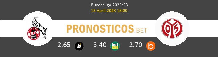 Koln vs Mainz 05 Pronostico (10 Dic 2023) 1