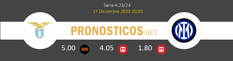 Lazio vs Inter Pronostico (17 Dic 2023) 1