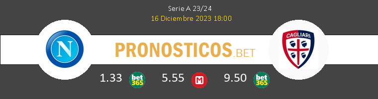 Nápoles vs Cagliari Pronostico (16 Dic 2023) 1