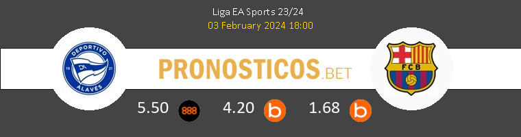 Alavés vs Barcelona Pronostico (3 Feb 2024) 1