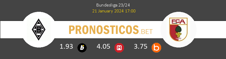 B. Mönchengladbach vs FC Augsburg Pronostico (21 Ene 2024) 1