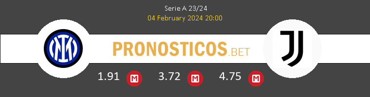 Inter vs Juventus Pronostico (4 Feb 2024) 1