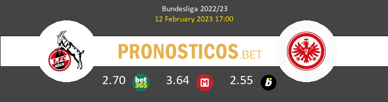 Koln vs Eintracht Frankfurt Pronostico (3 Feb 2024) 1