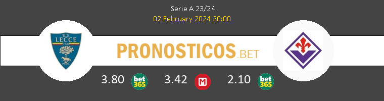Lecce vs Fiorentina Pronostico (2 Feb 2024) 1
