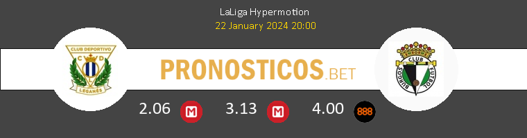 Leganés vs Burgos Pronostico (22 Ene 2024) 1 Leganés vs Burgos Pronostico (22 Ene 2024) 1