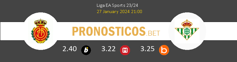 Mallorca vs Real Betis Pronostico (27 Ene 2024) 1