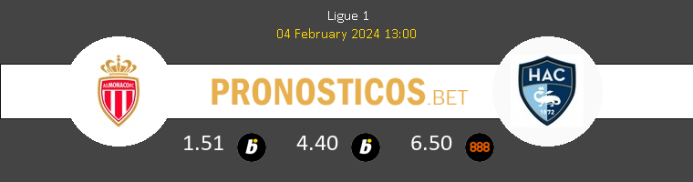Monaco vs Le Havre Pronostico (4 Feb 2024) 1