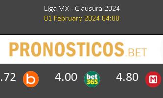 Pumas UNAM vs Necaxa Pronostico (1 Feb 2024) 3
