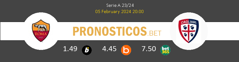 Roma vs Cagliari Pronostico (5 Feb 2024) 1