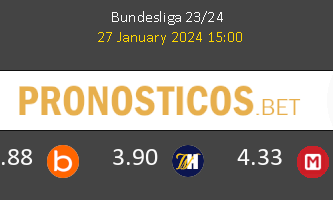 Wolfsburg vs Colonia Pronostico (27 Ene 2024) 1