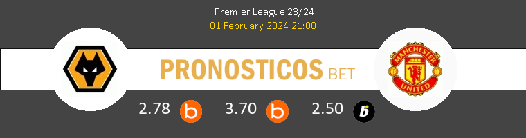 Wolverhampton vs Manchester United Pronostico (1 Feb 2024) 1