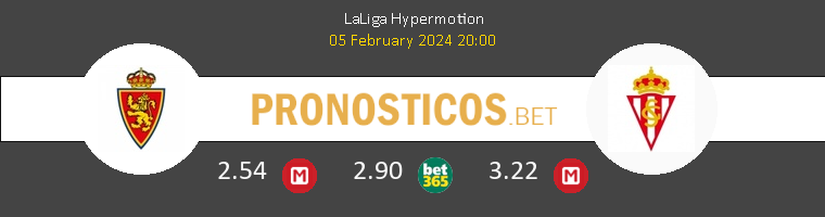 Zaragoza vs Real Sporting Pronostico (5 Feb 2024) 1