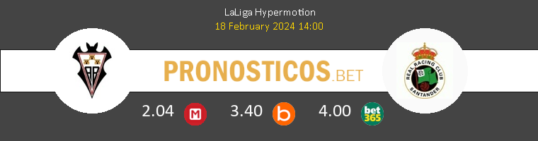 Albacete vs Racing de Santander Pronostico (18 Feb 2024) 1 Albacete vs Racing de Santander Pronostico (18 Feb 2024) 1