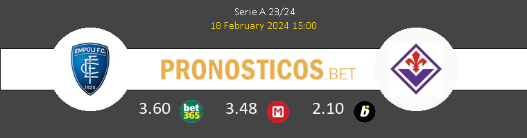 Empoli vs Fiorentina Pronostico (18 Feb 2024) 1
