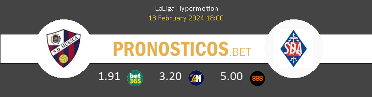 Huesca vs SD Amorebieta Pronostico (18 Feb 2024) 1