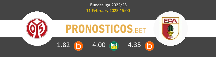 Mainz 05 vs FC Augsburg Pronostico (17 Feb 2024) 1