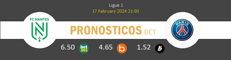 Nantes vs PSG Pronostico (17 Feb 2024) 1