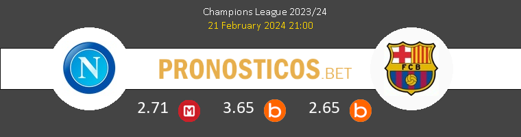 Napoli vs Barcelona Pronostico (21 Feb 2024) 1