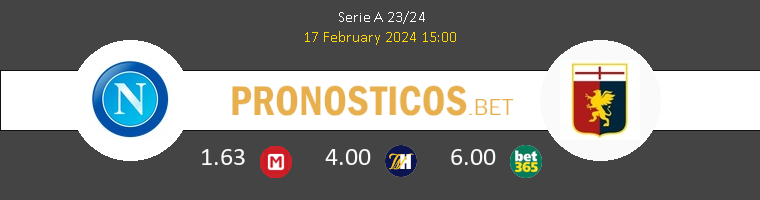 Napoli vs Genoa Pronostico (17 Feb 2024) 1