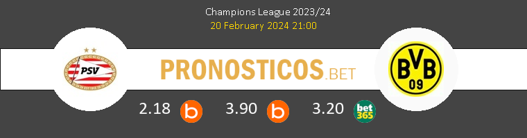 PSV vs Dortmund Pronostico (20 Feb 2024) 1