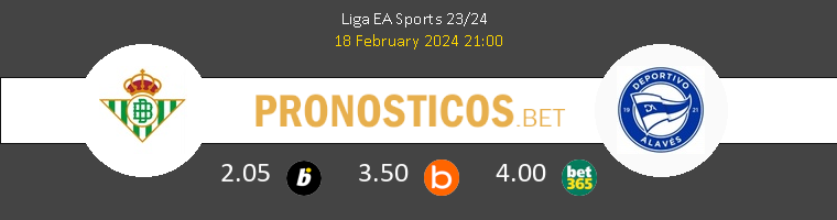 Real Betis vs Alavés Pronostico (18 Feb 2024) 1