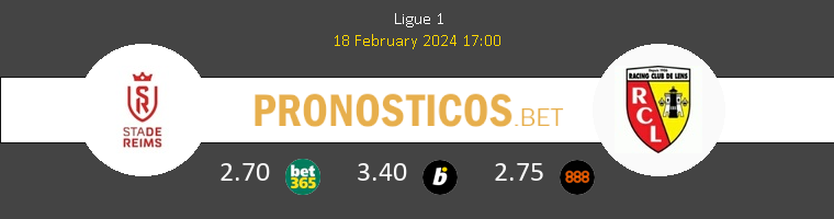 Stade de Reims vs Lens Pronostico (18 Feb 2024) 1