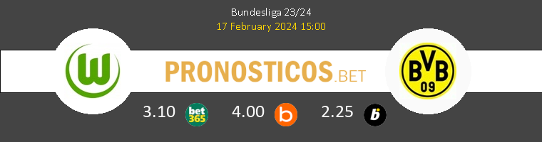 Wolfsburg vs Borussia Pronostico (17 Feb 2024) 1