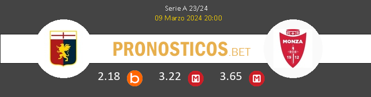 Genoa vs AC Monza Pronostico (9 Mar 2024) 1