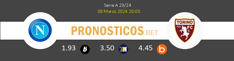 Napoli vs Torino Pronostico (8 Mar 2024) 1